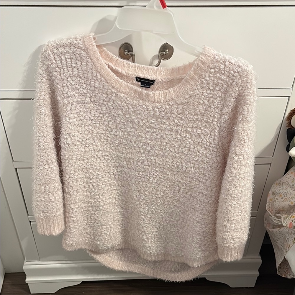 New Directions Pink Crew Neck Sweater